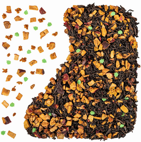 Herbata czarna świąteczna w pudełku na prezent - Zielona choinka 60 g