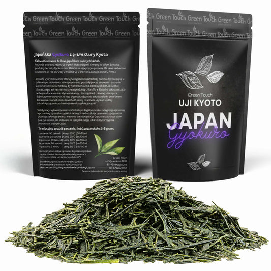 Gyokuro japońskie Kyoto Uji 80 g – cienowana japońska zielona herbata o smaku umami