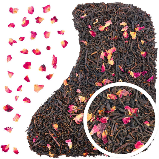 Earl grey czerwony 50 g - herbata czarna różany ceylon aromatyczna bergamotka