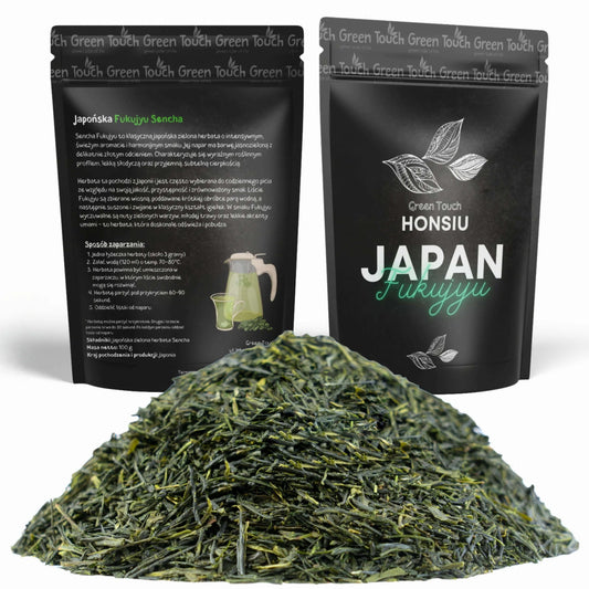 Japan Sencha Fukujyu 100 g herbata zielona japońska – delikatny smak