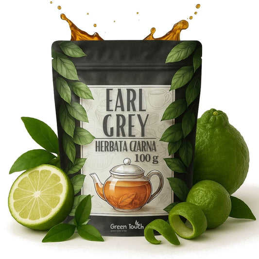 Earl grey 100 g- herbata czarna  ceylon bergamotka oryginalna green touch