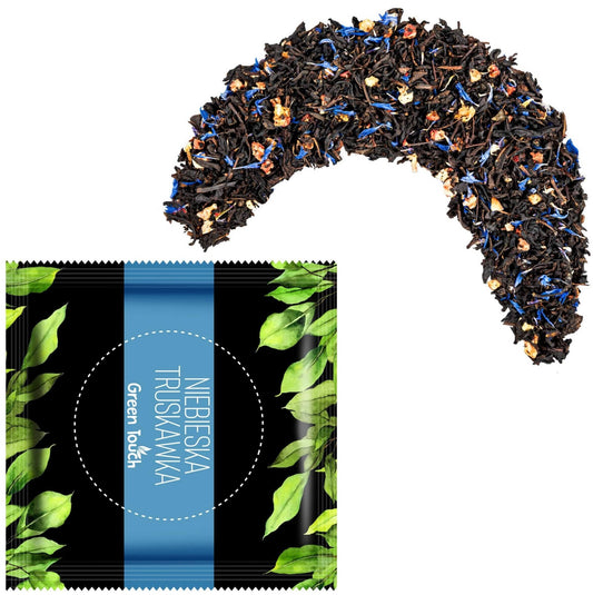 Herbata czarna Niebieska truskawka w saszetce