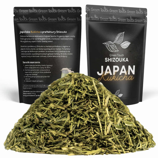 Kukicha Shizuoka 100 g - japońska zielona herbata z łodyżek Sencha