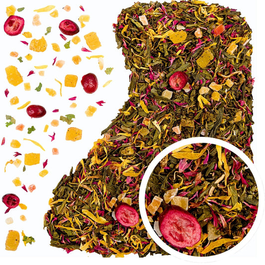 Rajski Ptak 50 g herbata zielona z mango, ananasem i papają