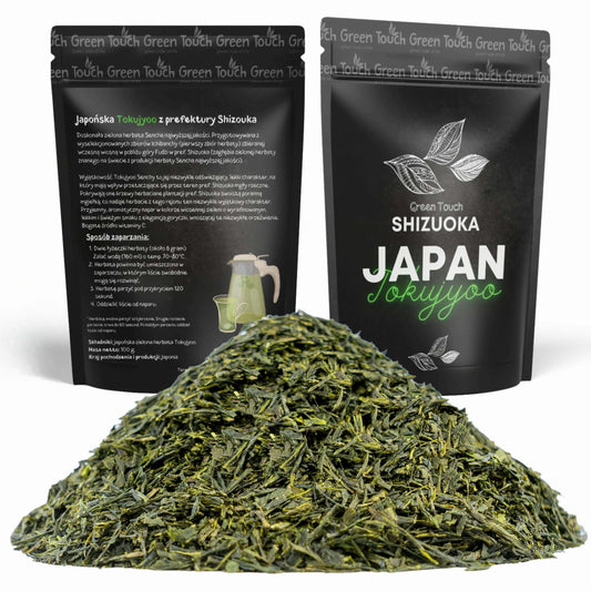 Sencha Tokujyoo Shizuoka 100 g – japońska herbata o kremowym finiszu